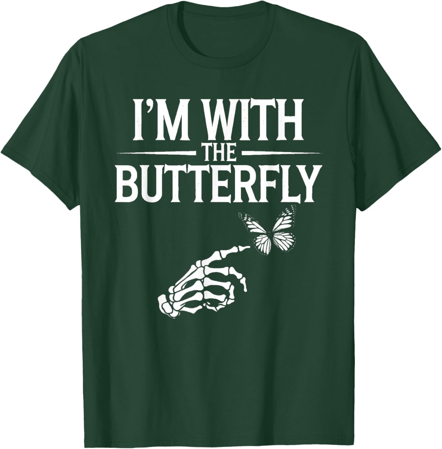 I'm With Butterfly Halloween Costume Couples Matching Gifts T-Shirt - T-Shirt | Forest