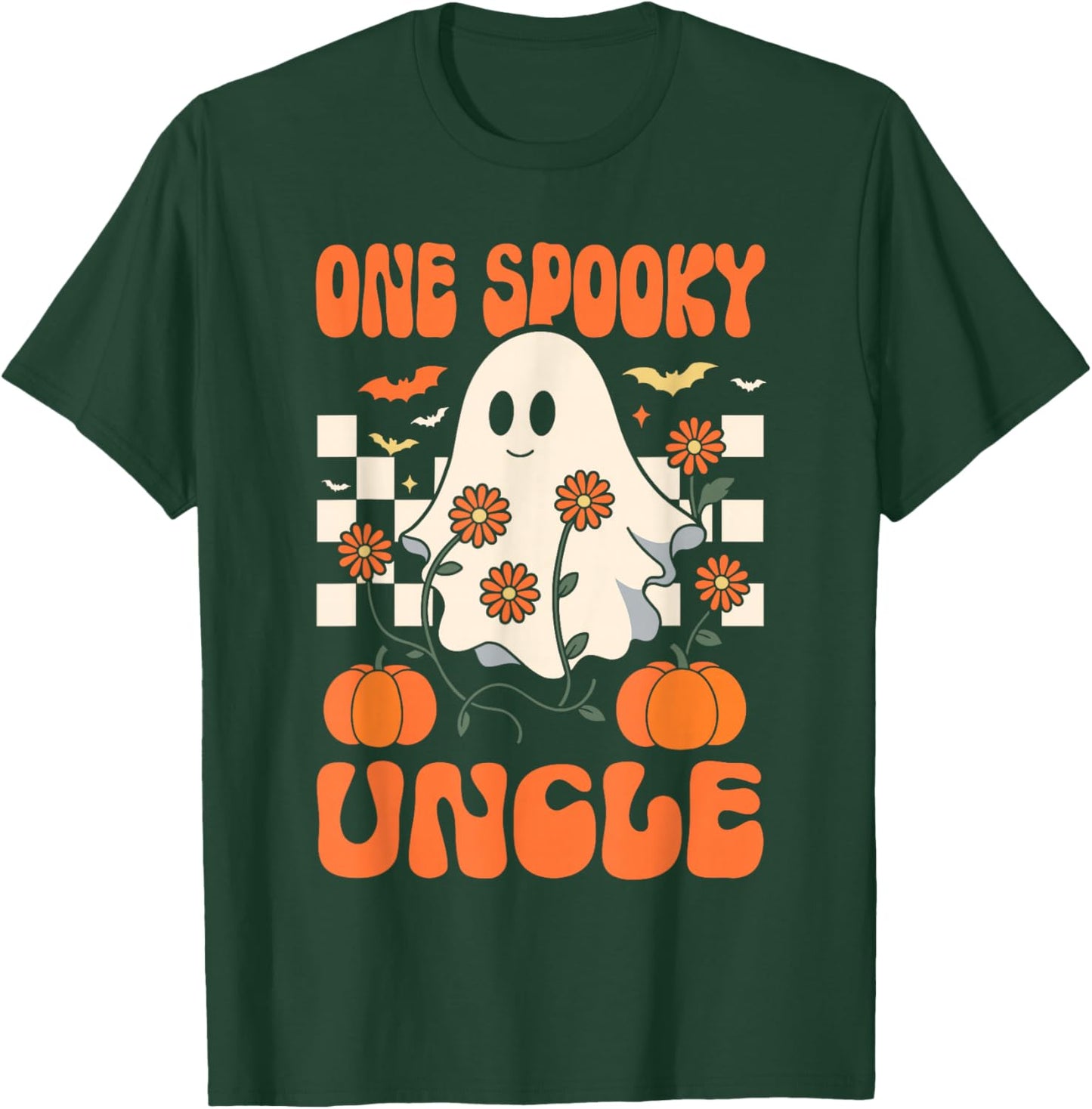 One Spooky Uncle Matching Family Halloween Costumes T-Shirt - T-Shirt | Forest