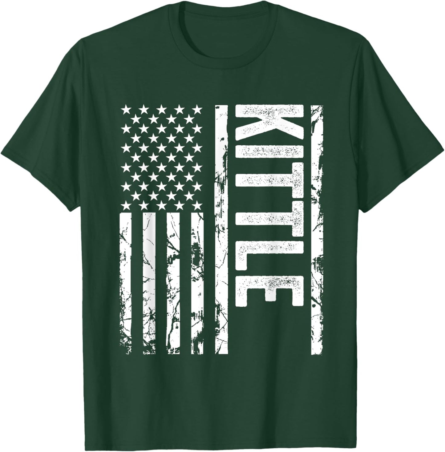 Kittle Last Name Funny Surname Team Kittle Family Reunion T-Shirt - T-Shirt | Forest