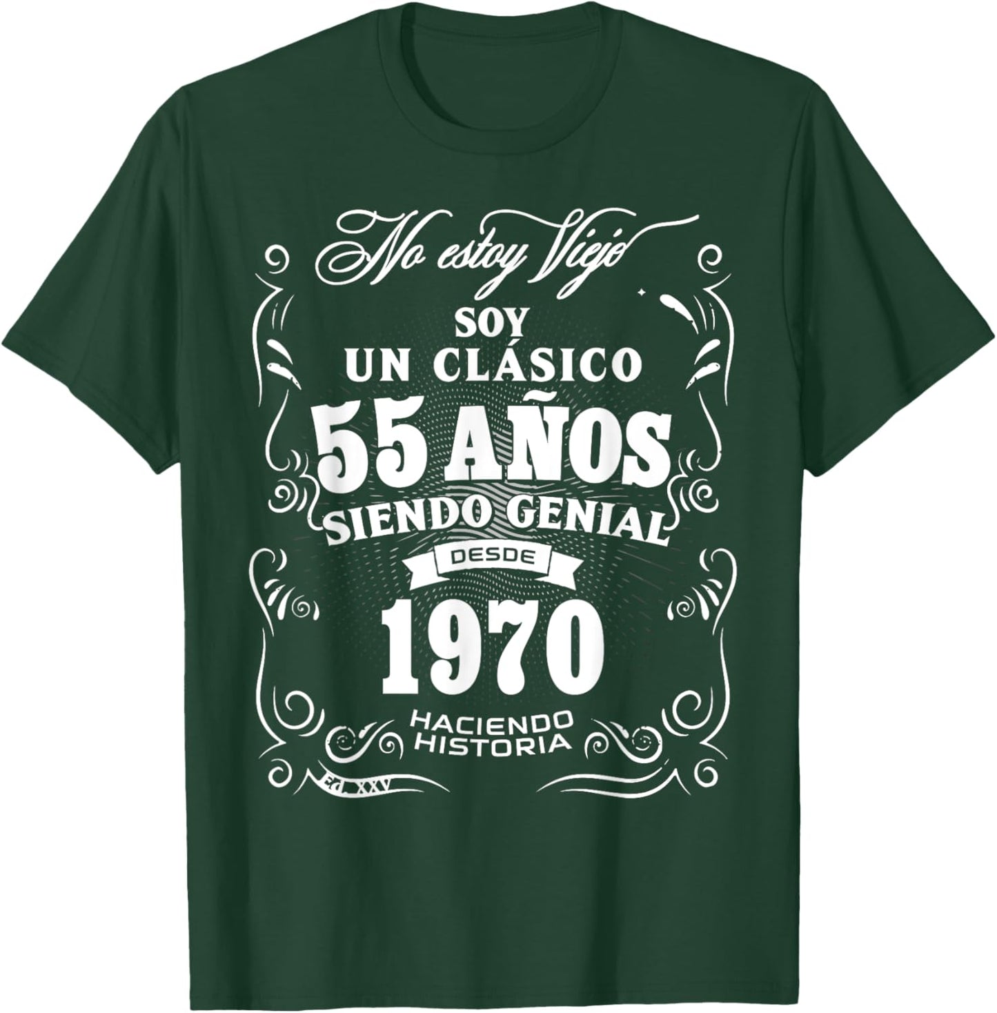 55th Birthday gift in Spanish Regalo cumpleanos 55 T-Shirt - T-Shirt | Forest