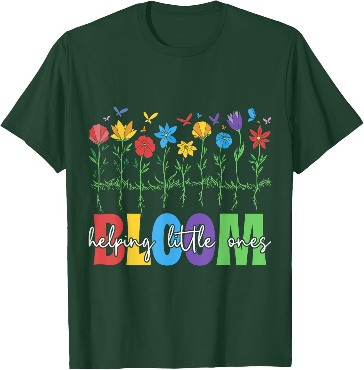 NICU Helping Little Ones Bloom T-Shirt - T-Shirt | Forest