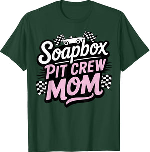 Family Soapbox Derby Racing Mom T-Shirt - T-Shirt | Forest