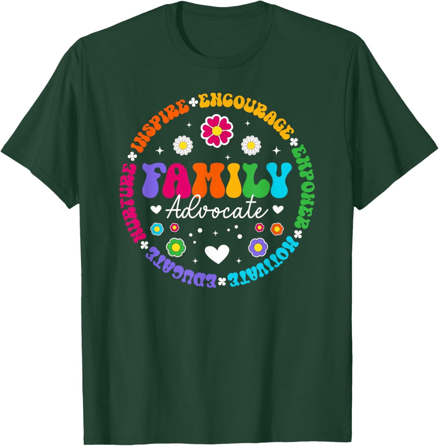 Family Advocate Appreciation Circle Family Advocates T-Shirt - T-Shirt | Forest