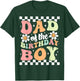 Dad of The Birthday Boy Retro Family Groovy Birthday Party T-Shirt - T-Shirt | Forest