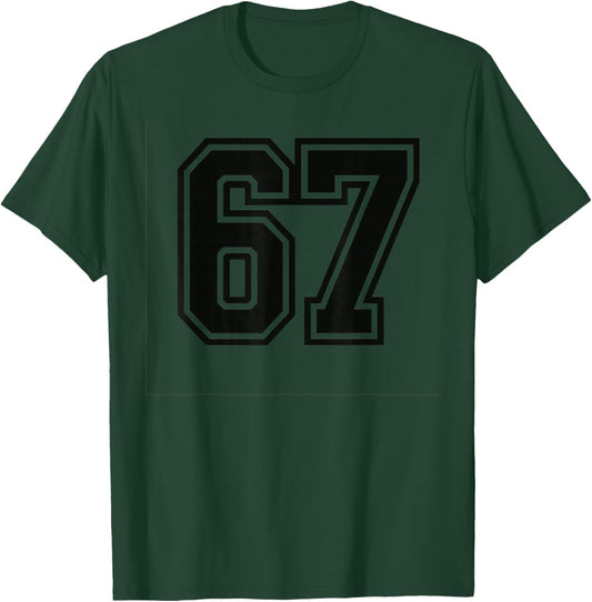 67 Memes Six Seven 6 7 Memes Design 6 7 T-Shirt - T-Shirt | Forest