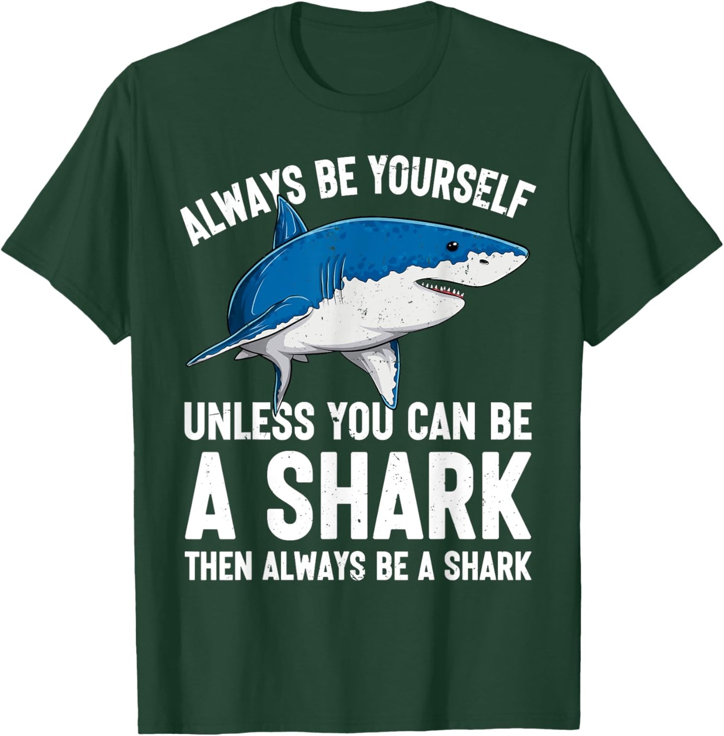 Shark Biology Ocean Wildlife Cool Sharks Lover T-Shirt - T-Shirt | Forest