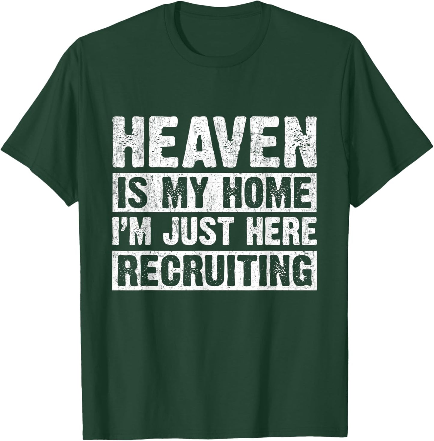 Heaven Is My Home Christian Religious Jesus T-Shirt - T-Shirt | Forest