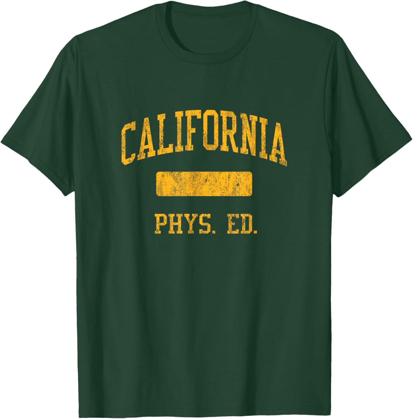 California High School HS Whittier CA PHYS Ed T-Shirt - T-Shirt | Forest