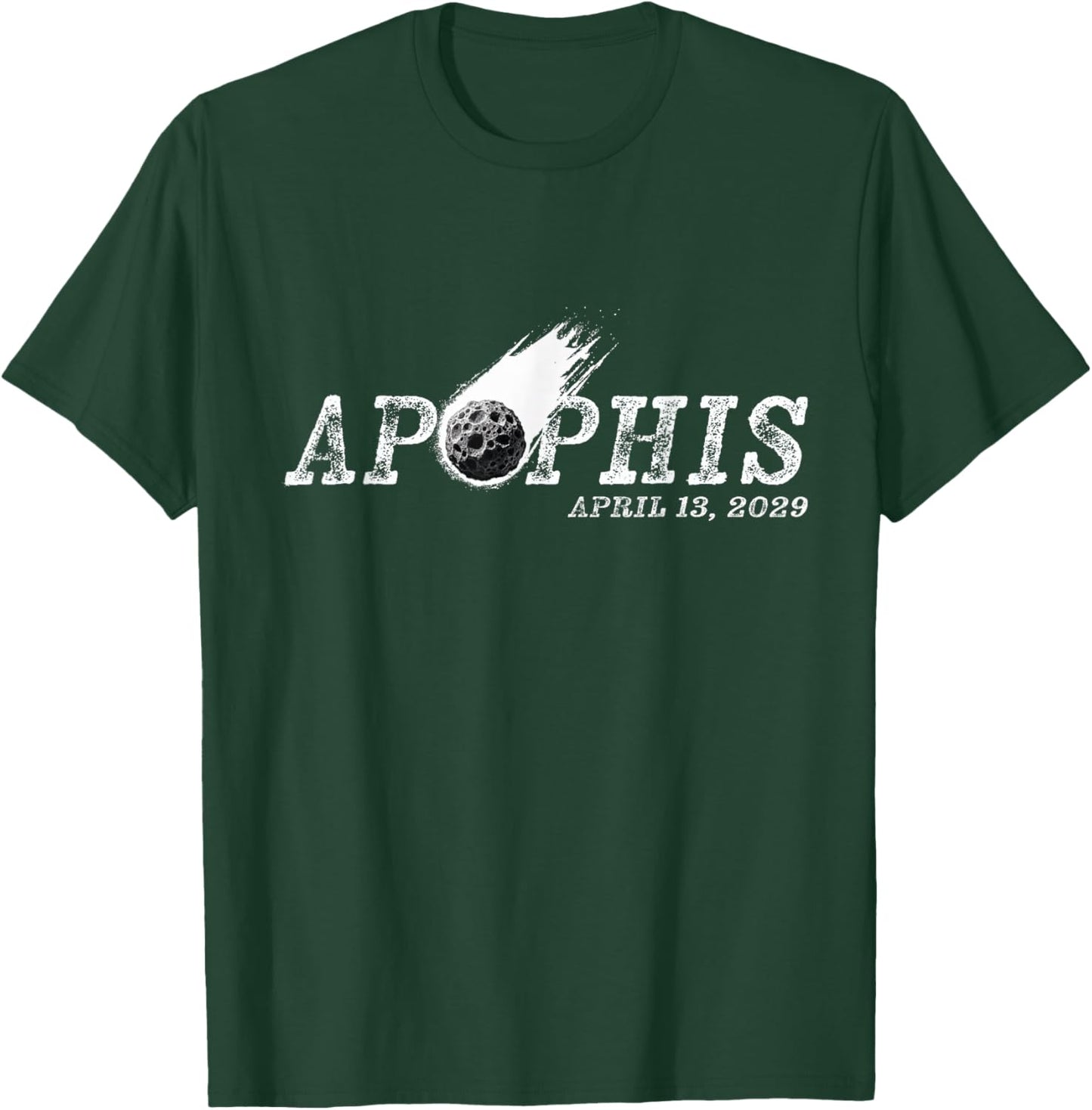 Asteroid Near Earth Object Apophis April 13 2029 T-Shirt - T-Shirt | Forest