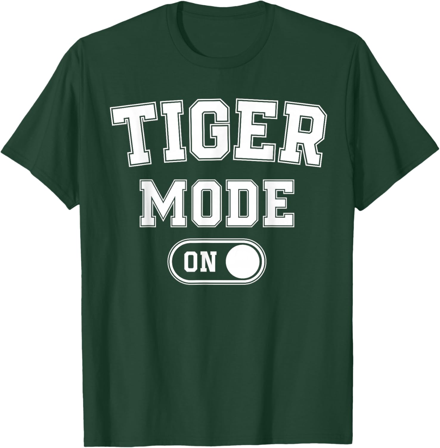 Tiger Mode On Costume Funny Striped Predator Gift Cat Lover T-Shirt - T-Shirt | Forest
