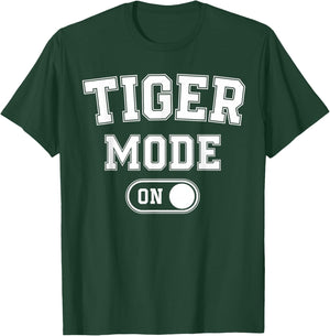 Tiger Mode On Costume Funny Striped Predator Gift Cat Lover T-Shirt - T-Shirt | Forest