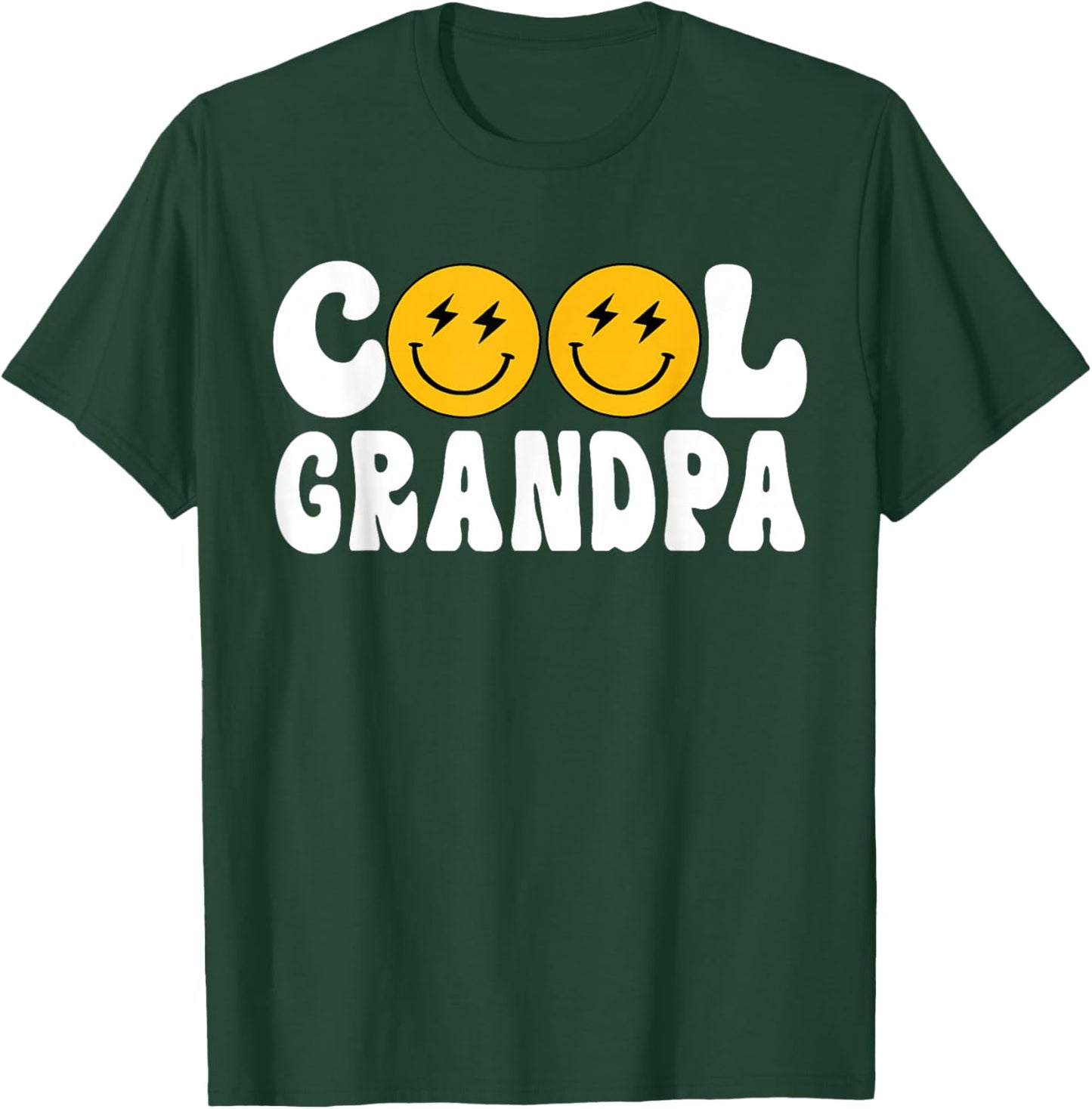 Grandpa One Happy Dude Birthday Theme Family Matching T-Shirt - T-Shirt | Forest