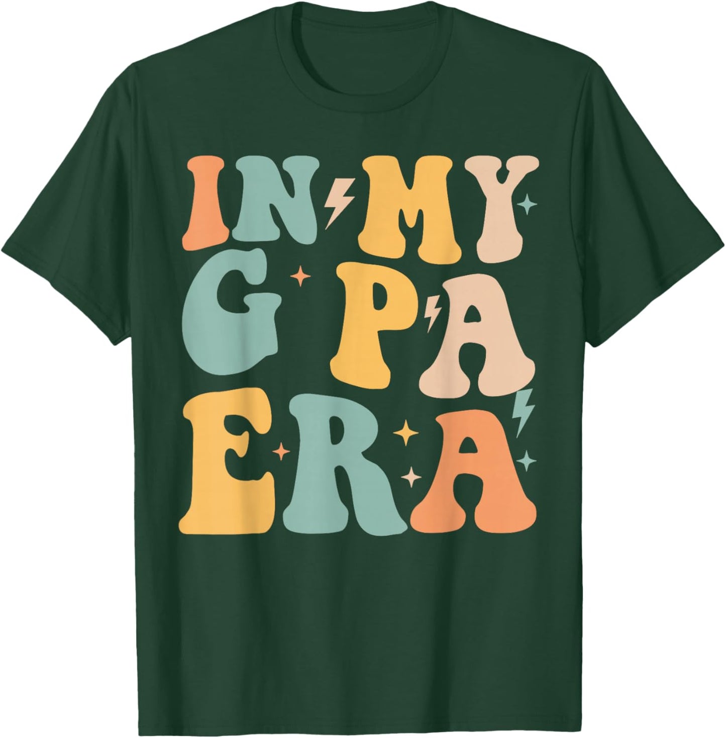 Retro Groovy In My G PA Era Father's Day T-Shirt - T-Shirt | Forest