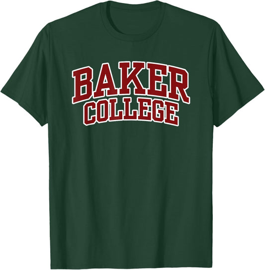 Baker College Apparel Sports Fan T-Shirt - T-Shirt | Forest