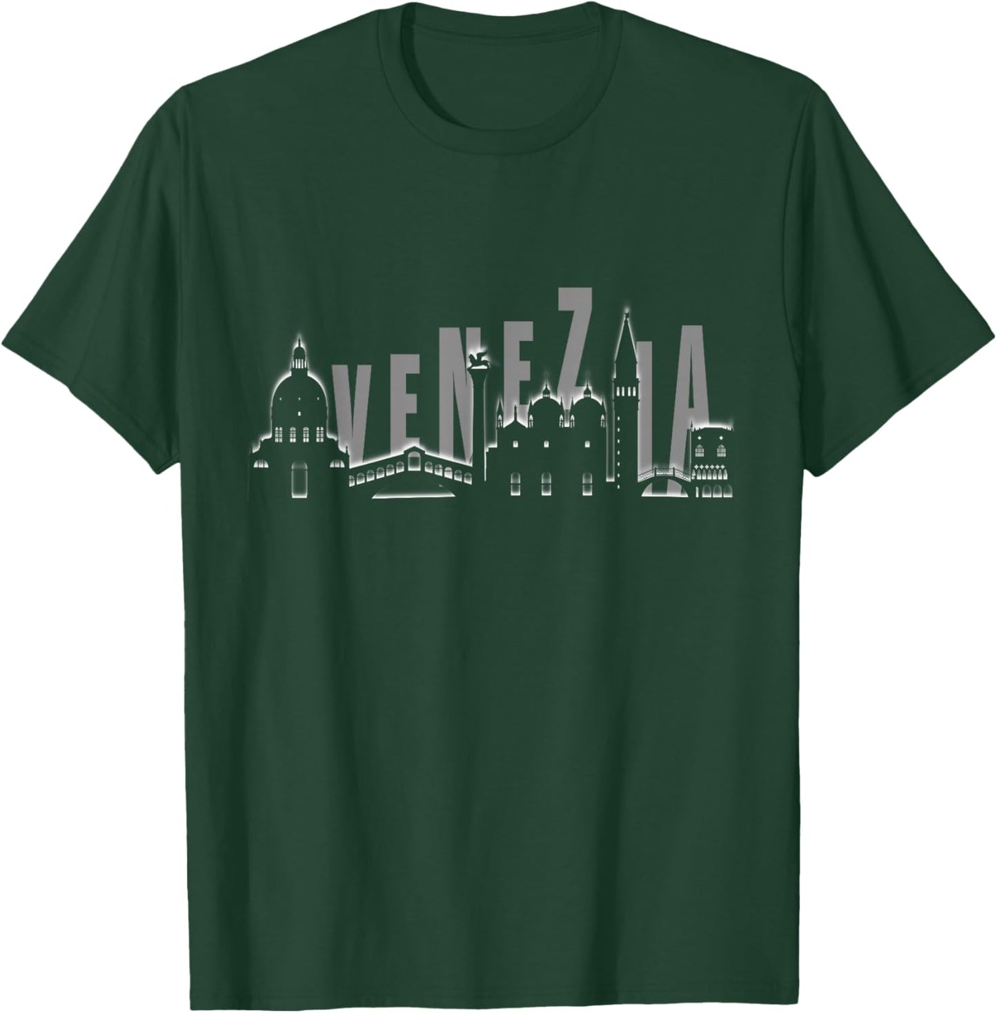 Elegante Skyline von Venedig T-Shirt - T-Shirt | Forest