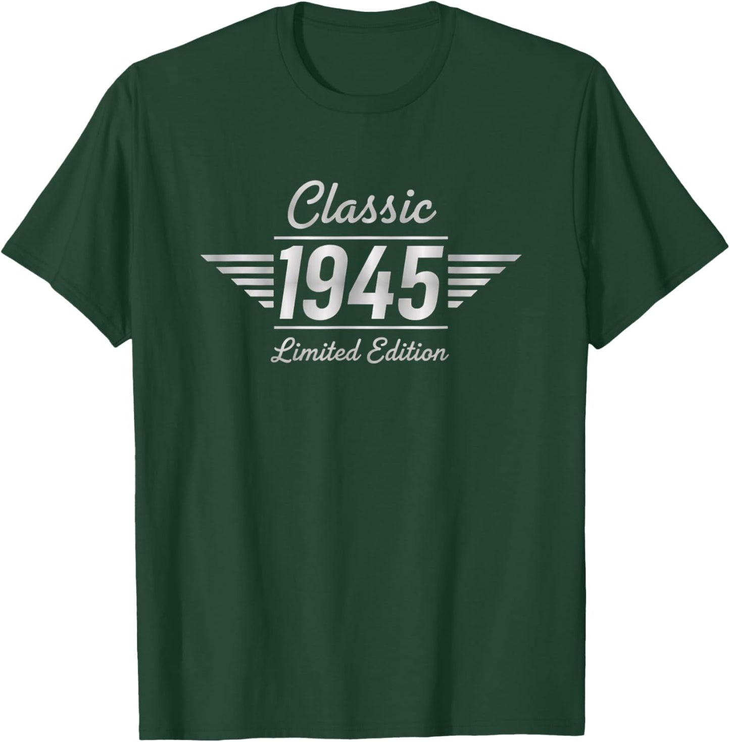Car Classic 1945 Limited Edition Retro Vintage Racing Badge T-Shirt - T-Shirt | Forest