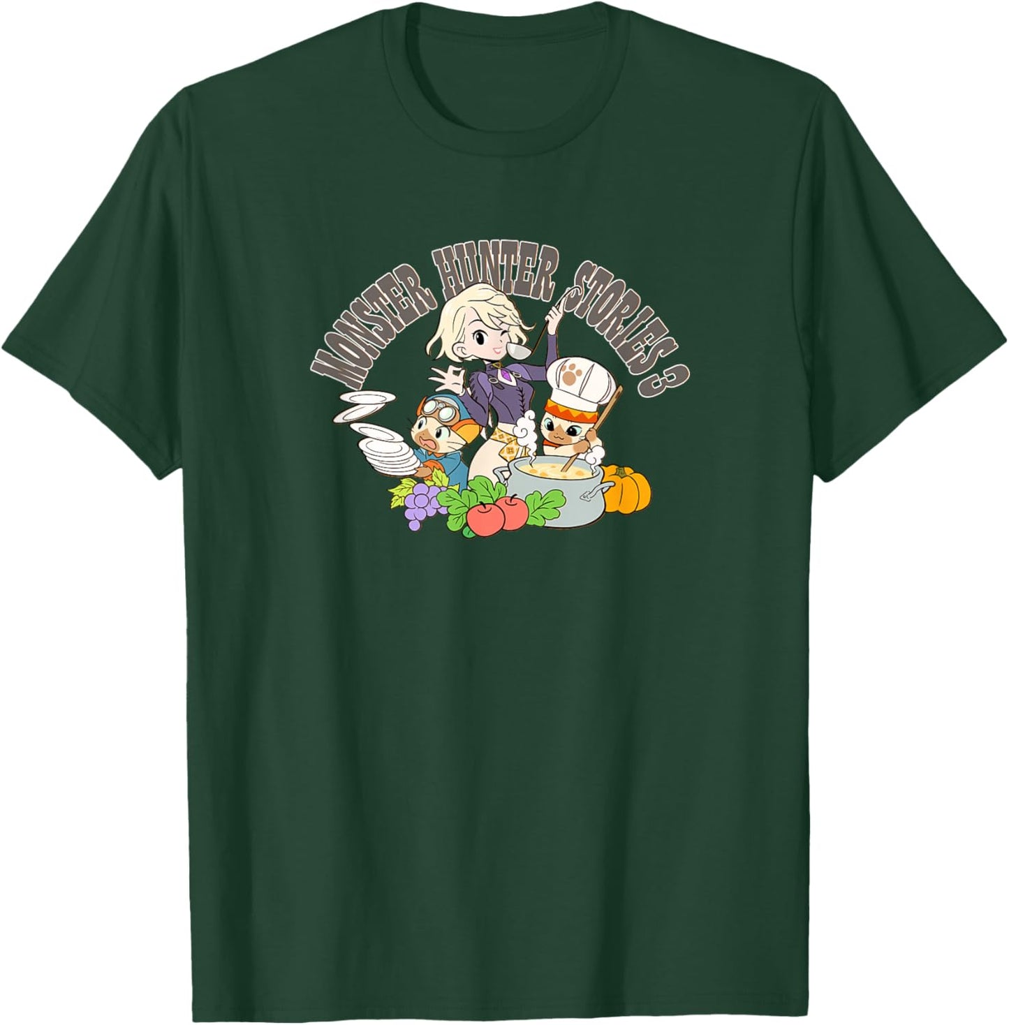 Monster Hunter Stories 3 Eleanor's Kitchen -FP T-Shirt - T-Shirt | Forest