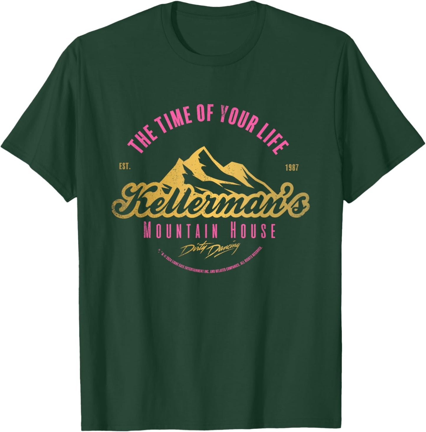 Dirty Dancing Kellermans Mountain House The Time of Your Life , black, S T-Shirt - T-Shirt | Forest