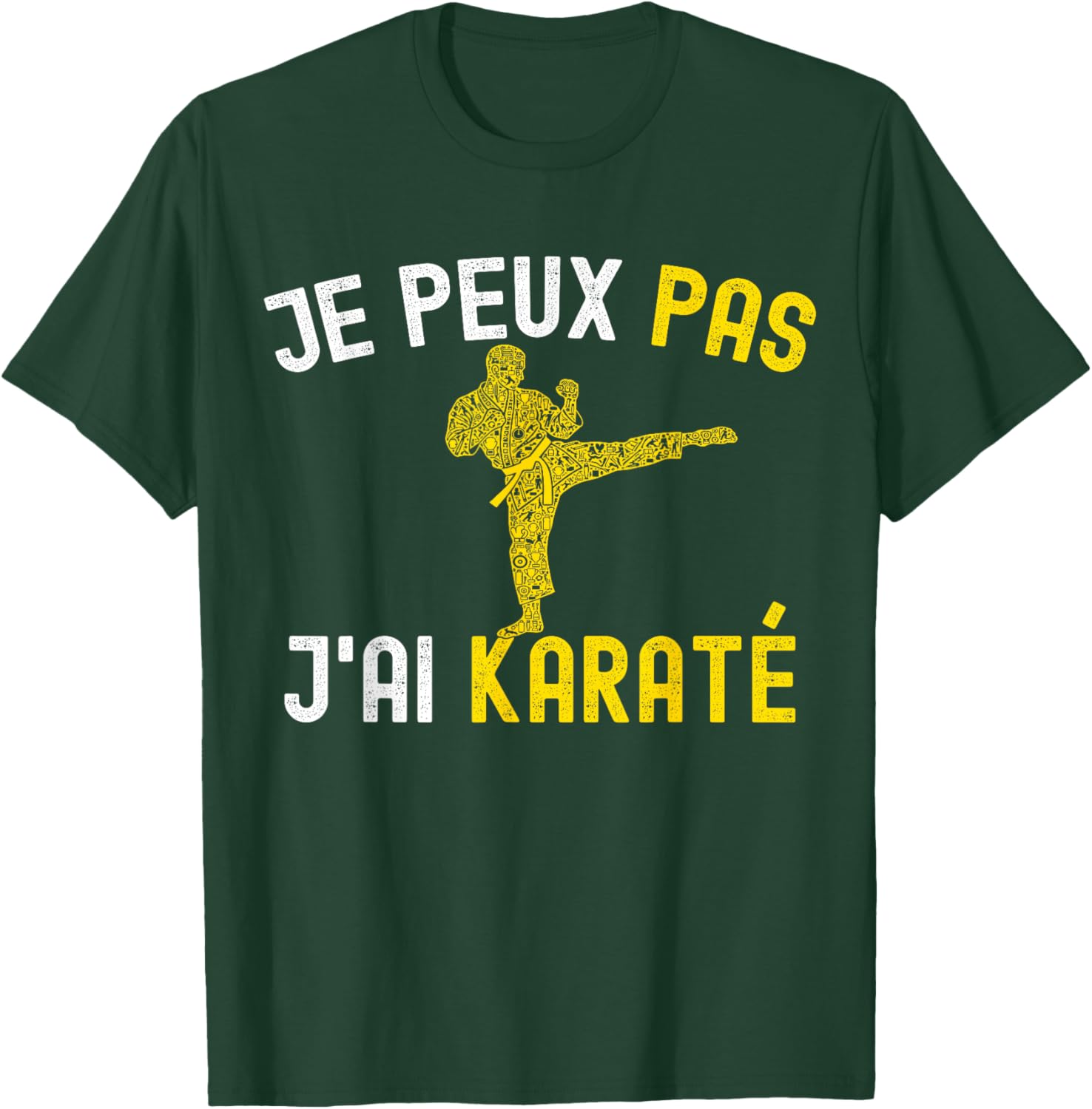Je Peux Pas J'Ai Karate Funny Karateka Coach Karate Kimono T-Shirt - T-Shirt | Forest
