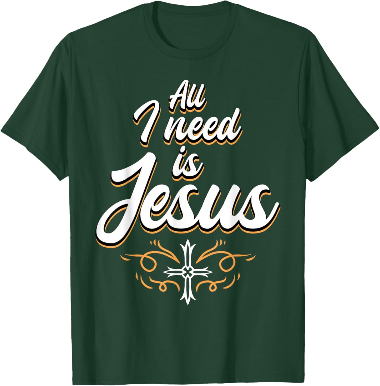 Jesus God Christian T-Shirt - T-Shirt | Forest