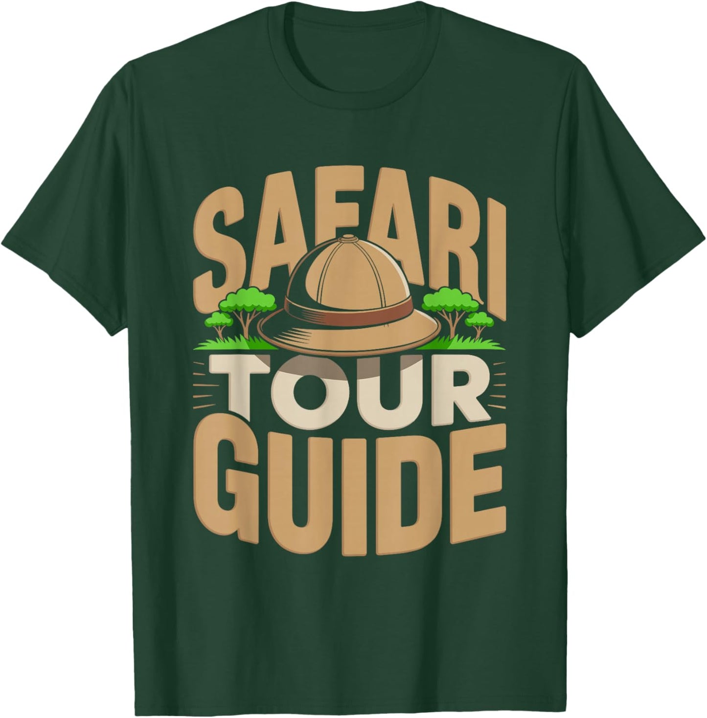 Safari Tour Guide Costume Halloween T-Shirt - T-Shirt | Forest
