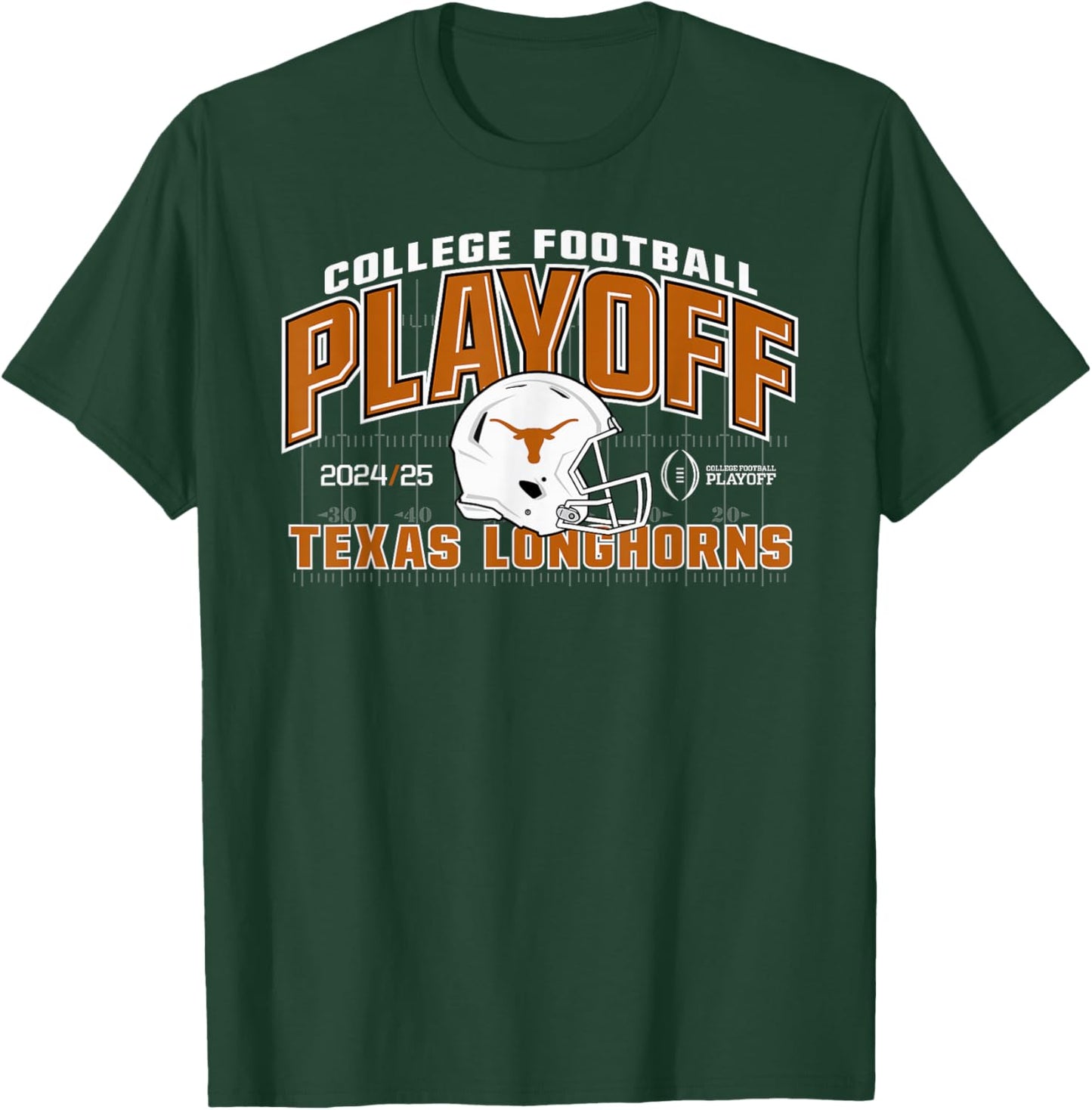 Texas Longhorns College Football Playoff CFP 2024-2025 T-Shirt - T-Shirt | Forest