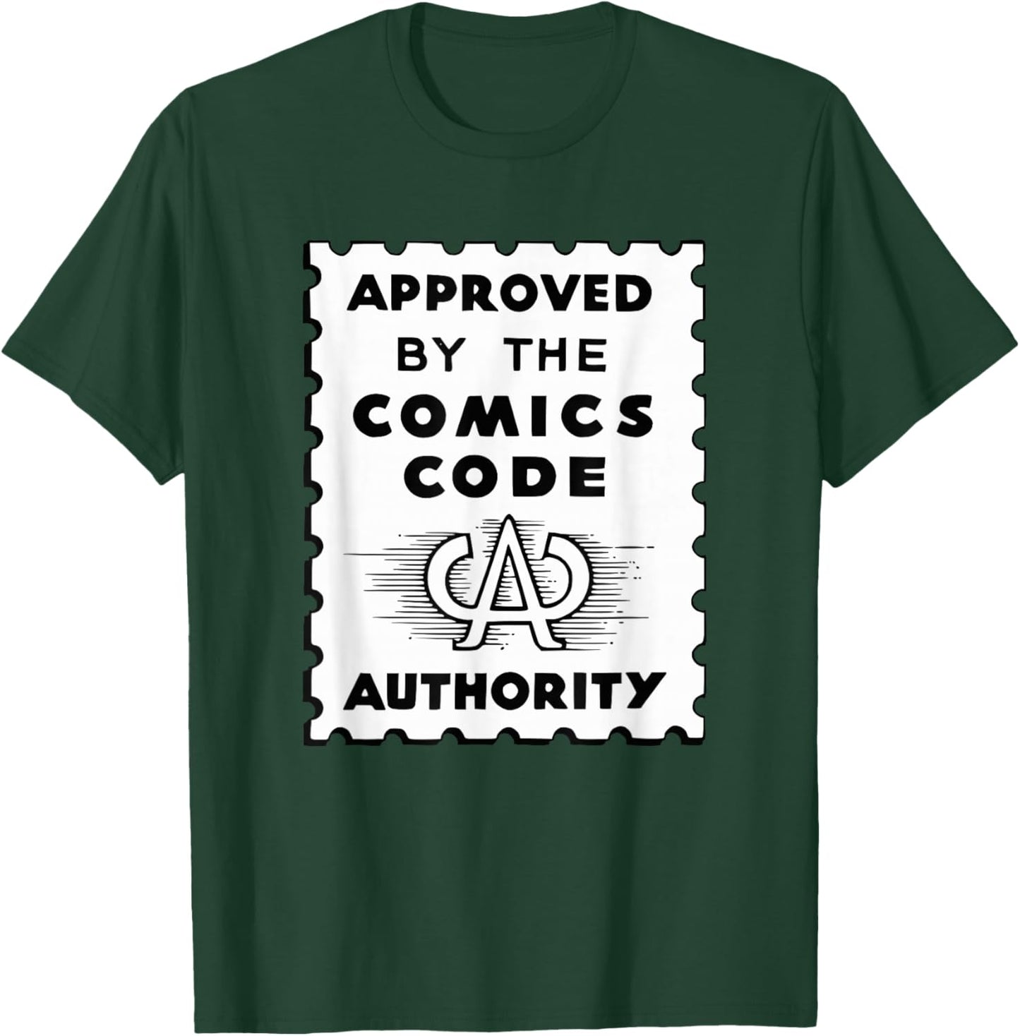 Vintage Comic Code Authority print for Comic Lovers T-Shirt - T-Shirt | Forest