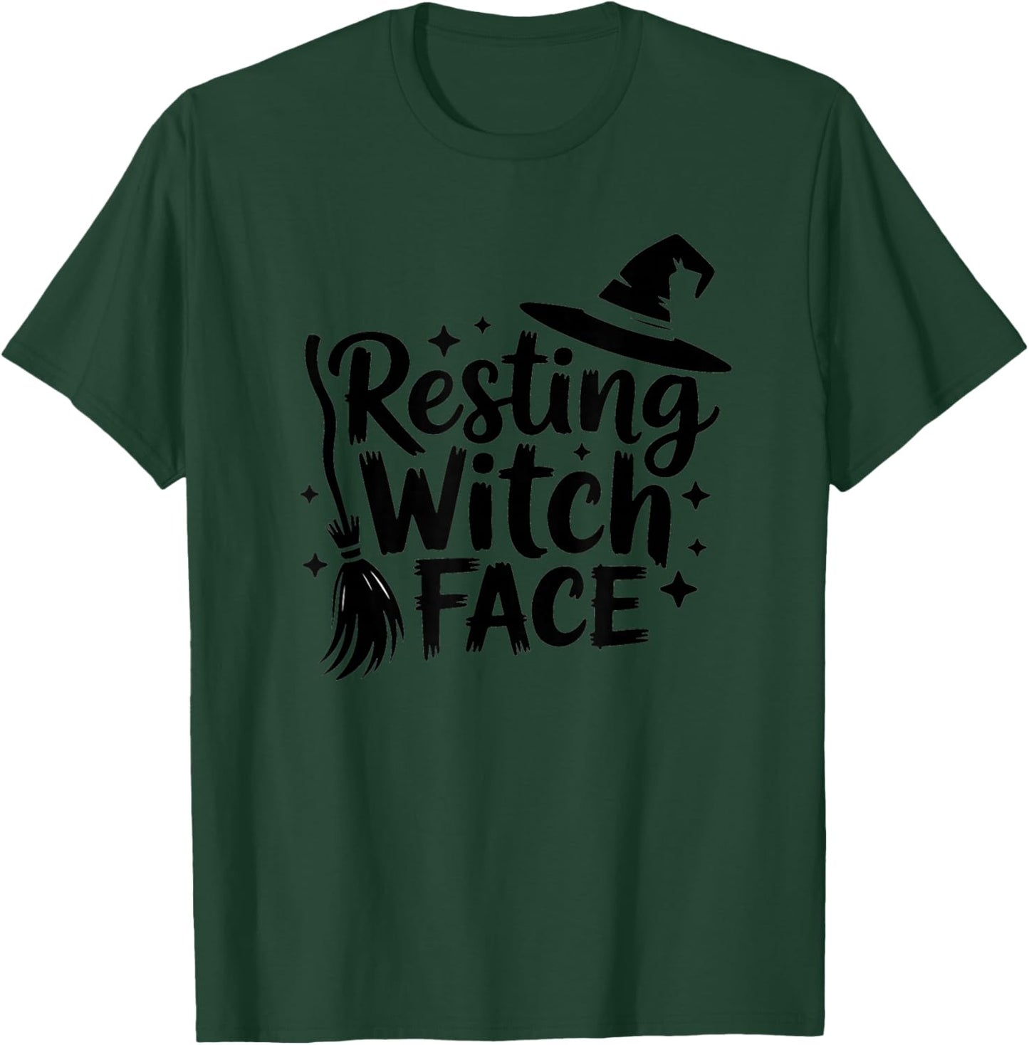 Resting Witch face Halloween T-Shirt - T-Shirt | Forest