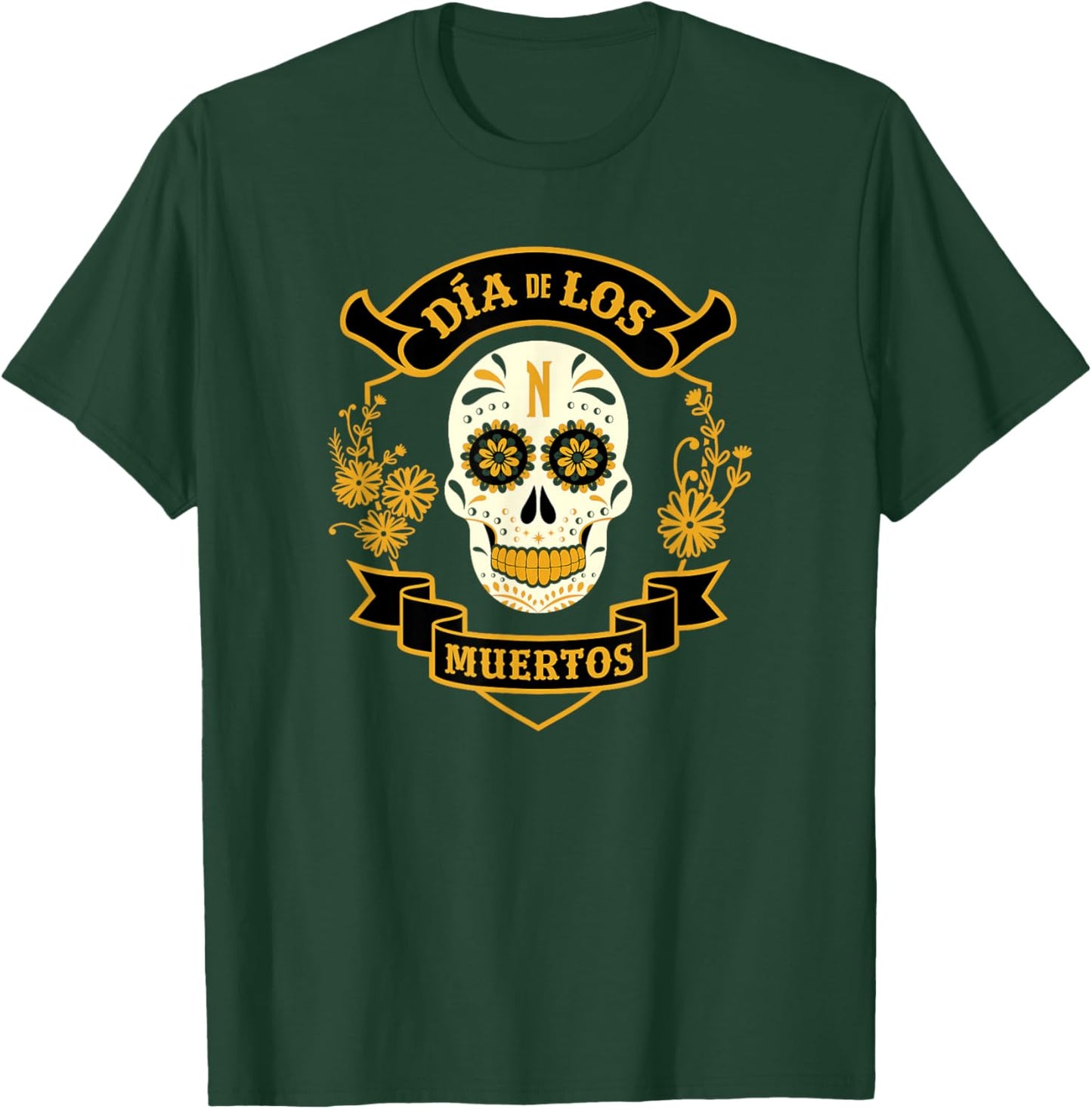 Wednesday - Día de los Muertos T-Shirt - T-Shirt | Forest