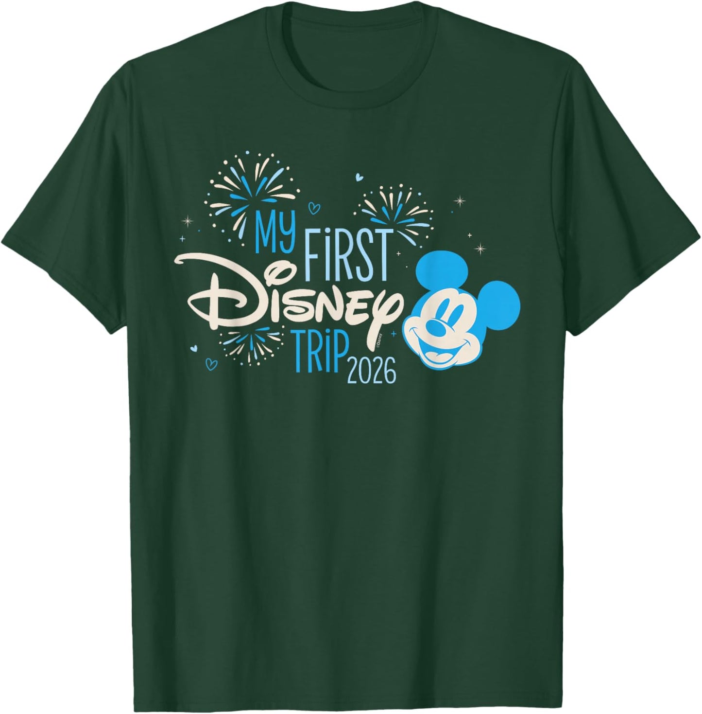 Disney Mickey Mouse "My First Disney Trip" 2026 Vacation T-Shirt - T-Shirt | Forest