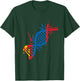 Mongolia DNA Molecule Mongolian Flag Mongolian Roots T-Shirt - T-Shirt | Forest