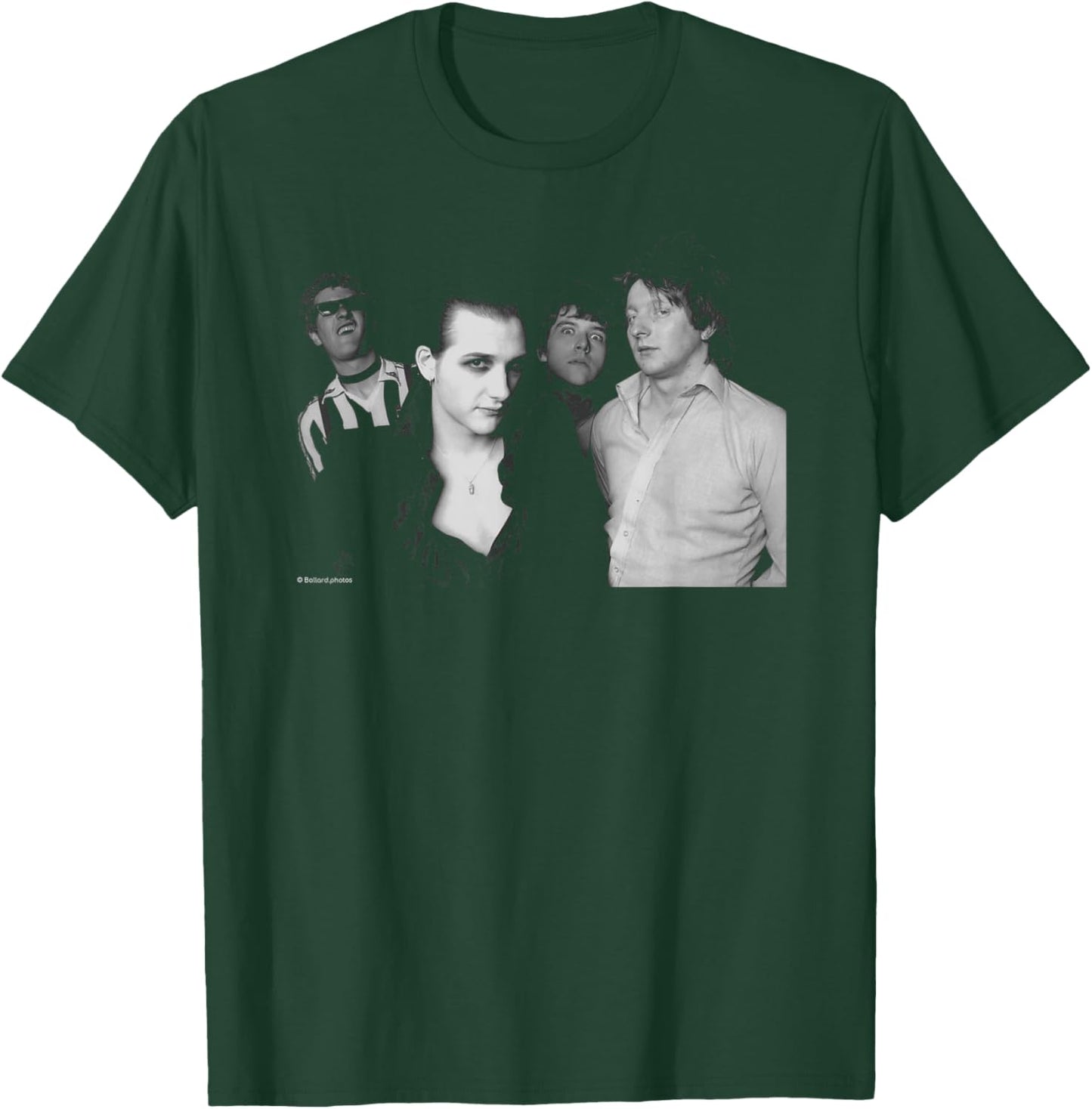 The Damned Rock Band Portrait By Allan Ballard T-Shirt - T-Shirt | Forest