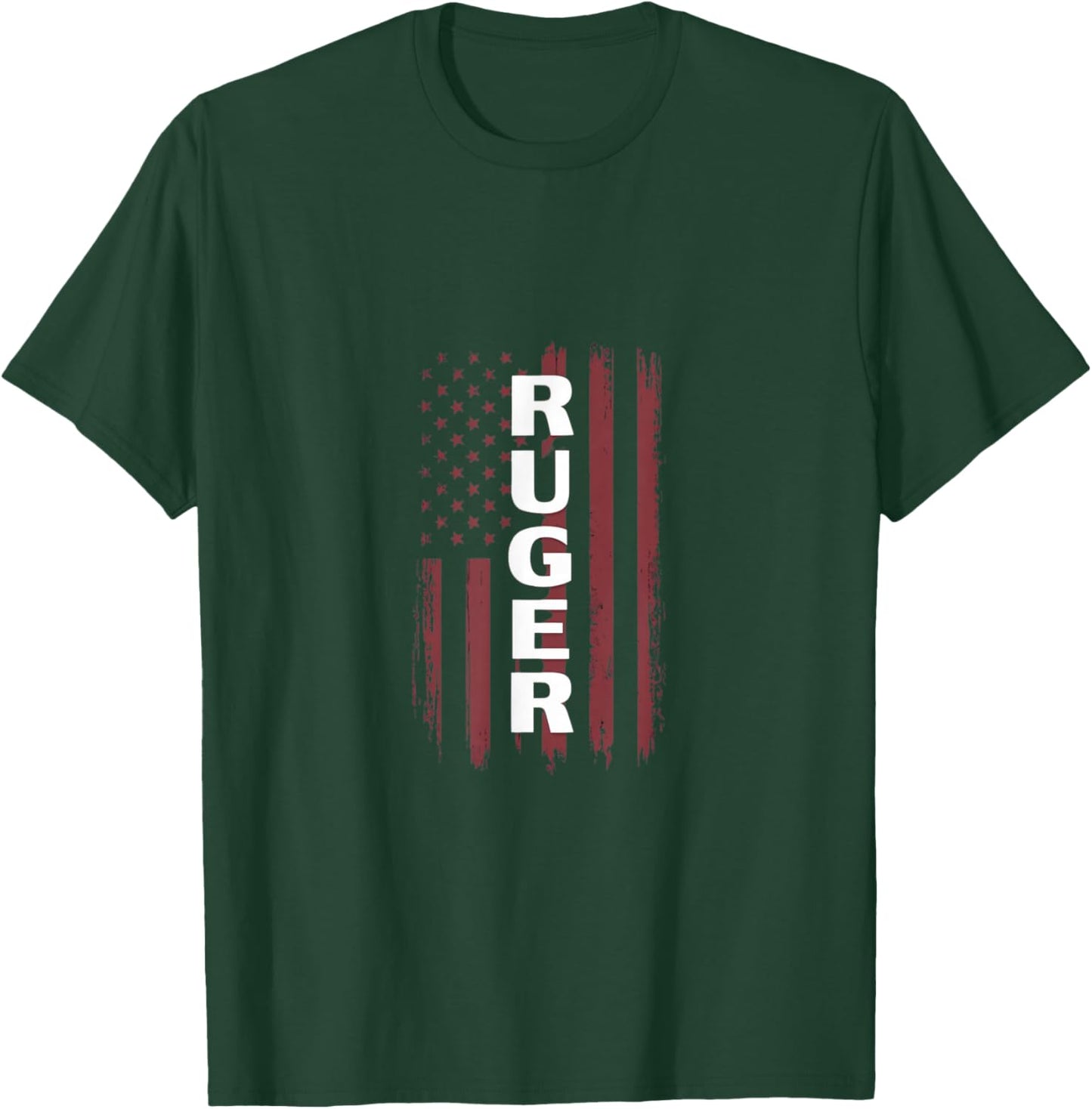 Ruger Family American Flag T-Shirt - T-Shirt | Forest