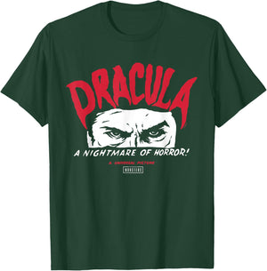 Universal Monsters Dracula A Nightmare of Horror T-Shirt - T-Shirt | Forest