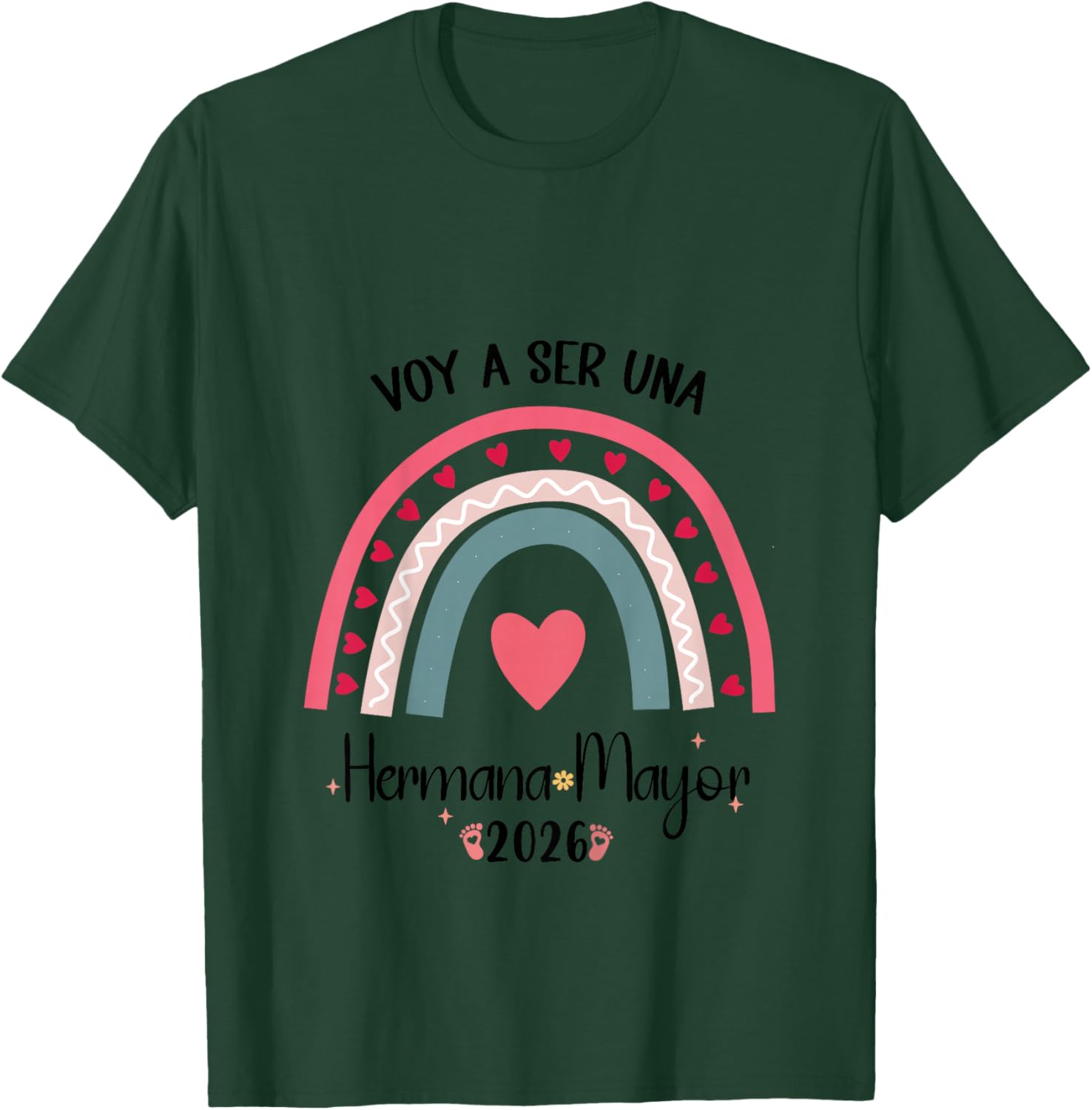 Big Sister 2026 Spanish Voy A Ser Hermana Mayor 2026 T-Shirt - T-Shirt | Forest