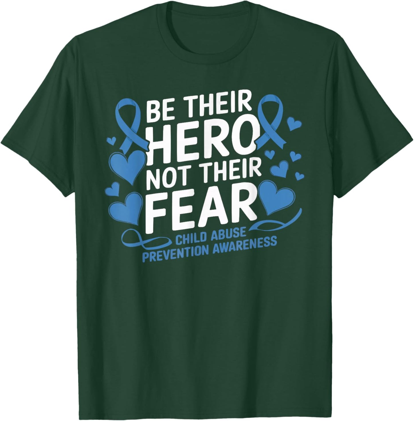 Child Abuse Awareness Child Abuse Prevention Month T-Shirt - T-Shirt | Forest