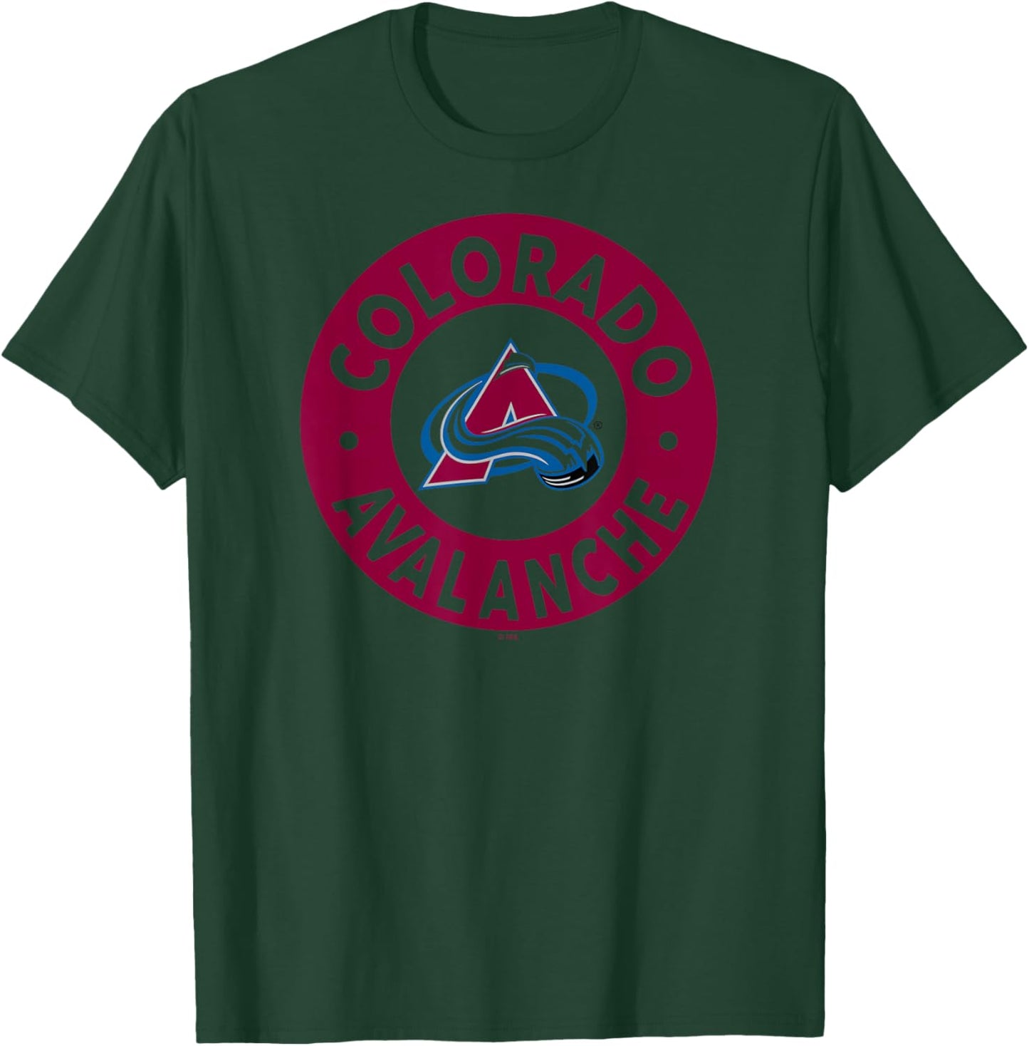Colorado Avalanche Symbol White Officially Licensed T-Shirt - T-Shirt | Forest
