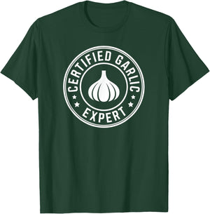 Garlic Expert | Funny Garlic T-Shirt - T-Shirt | Forest