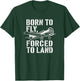 Funny Pilot Plane Design Art Men Women Aviation Airline T-Shirt - T-Shirt | Forest