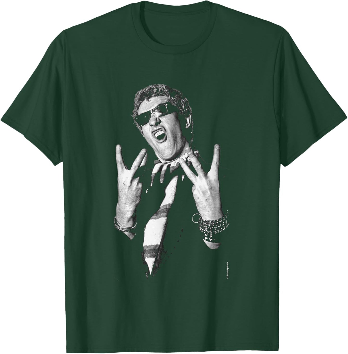 Raymond Burns Captain Sensible The Damned By Allan Ballard T-Shirt - T-Shirt | Forest
