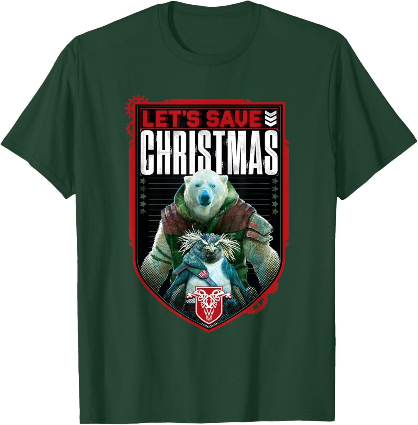 Red One - Let's Save Christmas T-Shirt - T-Shirt | Forest