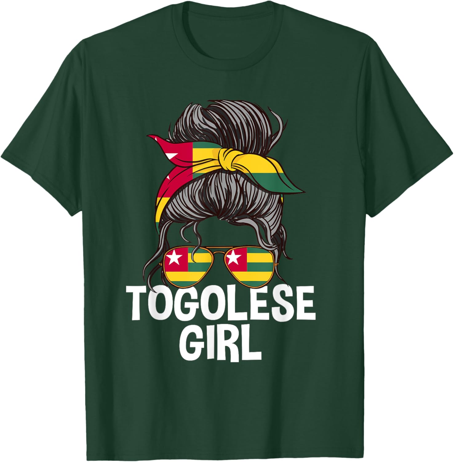 Togolese Chignon Proud Togo Women's T-Shirt - T-Shirt | Forest