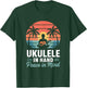 Ukulele in Hand Peace in Mind Beach Meditation T-Shirt - T-Shirt | Forest
