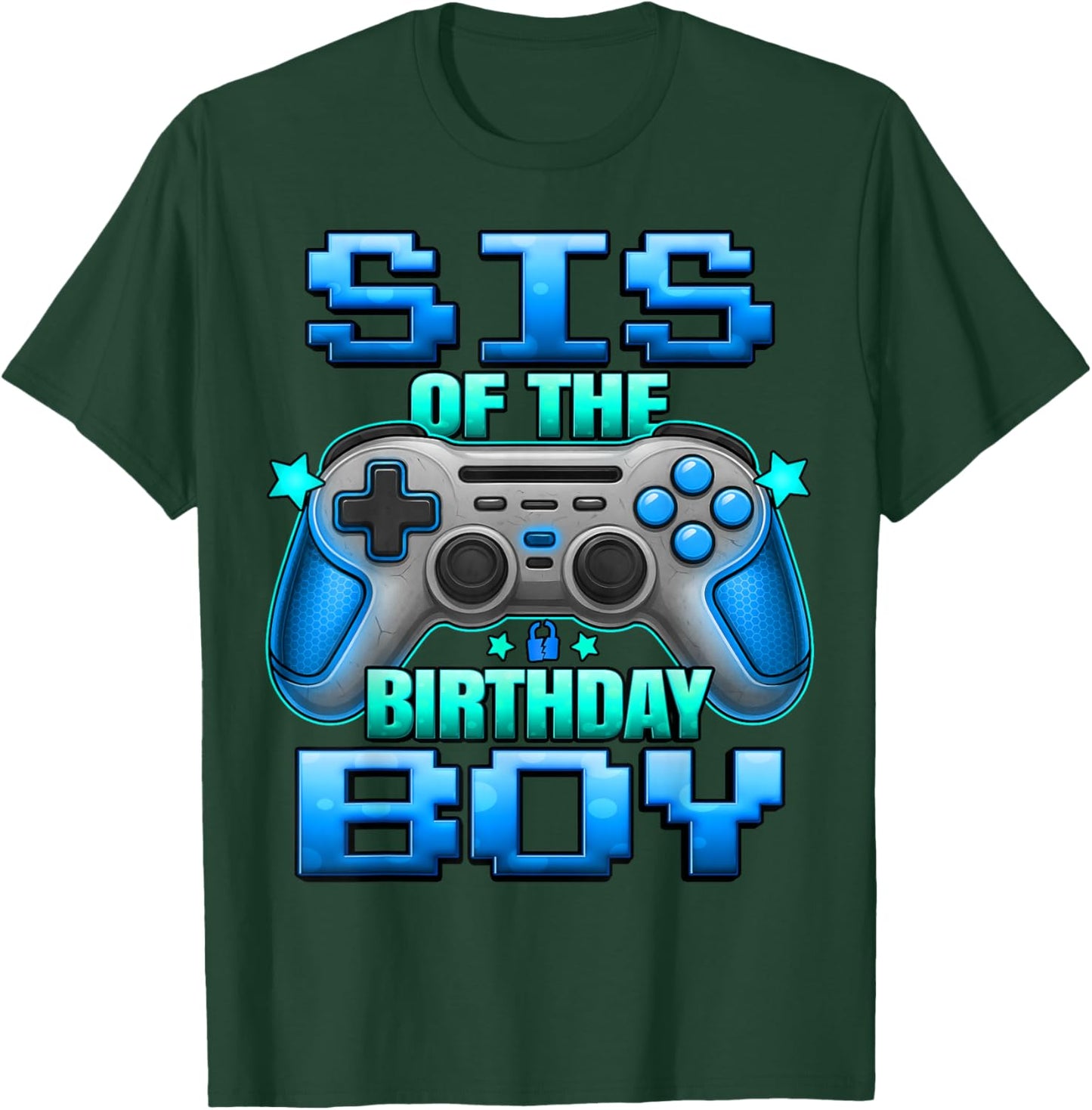 Sister of The Birthday Boy Matching Family Lil Sister T-Shirt - T-Shirt | Forest