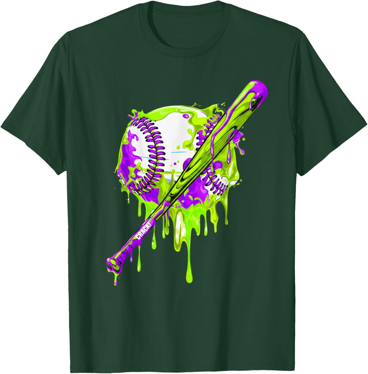 Baseball Respect The Drip Boys Baseball T-Shirt - T-Shirt | Forest