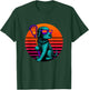 Retro Dog with Lacrosse Stick Lacrosse Player T-Shirt - T-Shirt | Forest
