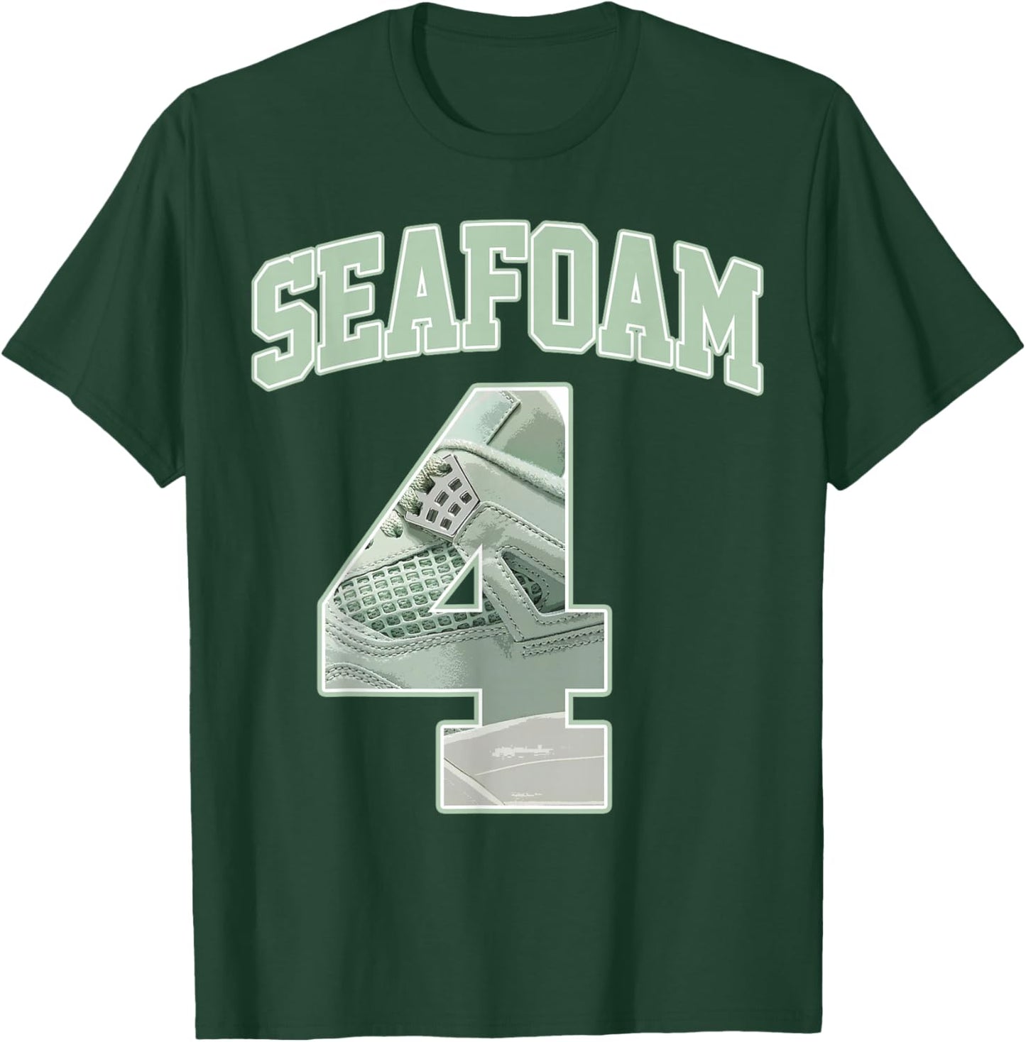 Number 4 Seafoam Abundance 4s Matching Women T-Shirt - T-Shirt | Forest