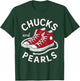 Chucks And Pearls Cute Men Women T-Shirt - T-Shirt | Forest