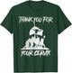 Thank you for your cervix T-Shirt - T-Shirt | Forest