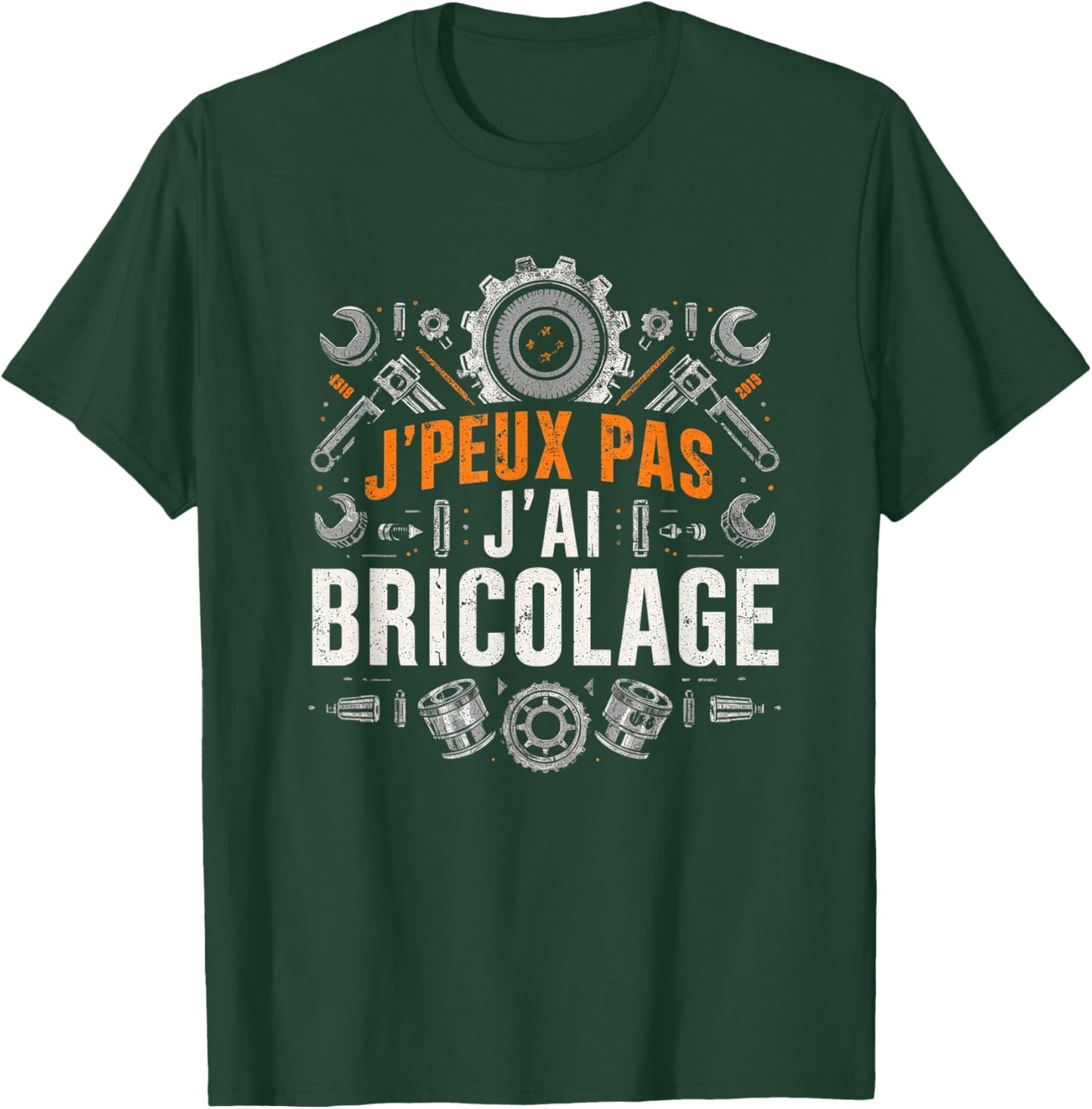Funny Dad Bricoleur J'peux Pas J'Ai Bricolage Garage Funny T-Shirt - T-Shirt | Forest